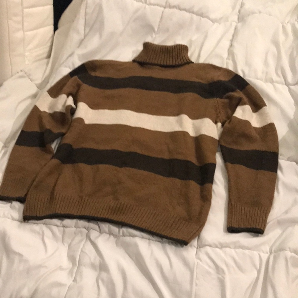 Designer Sweater | Hand Knit Turtleneck | RYS (rare) | XL